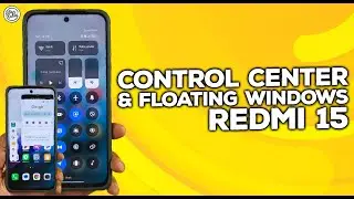 WAJIB COBA! Cara Pasang CONTROL CENTER TRANSPARN BLUR & FLOATING WINDOWS di Redmi 15 & POCO M7 4G!