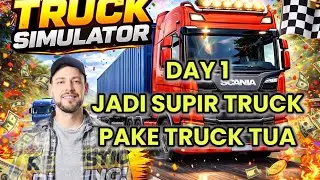 Pertama kali kerja jadi supir truck, yang nyupir oleng !! | TRUCK SIMULATOR