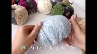 Пряжа COCCO Lana Grossa. Обзор пряжи с фактурой букле от магазина Knitted-story-shop