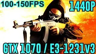 CS GO: GTX 1070 OC | Very Low - 1440P | FRAME-RATE TEST