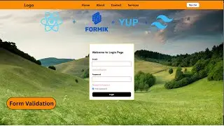 How to create form with validation in React Js | how to create Responsive Navbar in React & Tailwind