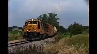 Illinois Railway LRCX 3972 GE B23-7 Revenue freight 7/9/98