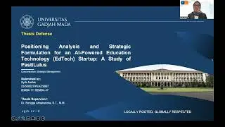 Thesis Defense Presentation- IEMBA 17 MBA UGM