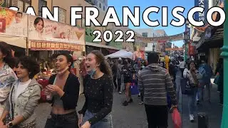 San Francisco Downtown and Japantown Nihonmachi Mall 2022