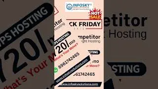Black Friday VPS Hosting Offers 2025 | VPS Hosting Offer Cyber Monday | Infosky Solutions