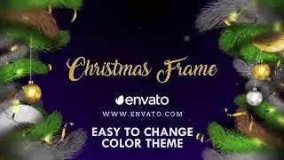 Christmas 2020 Frame | After Effects Project Files - Videohive template