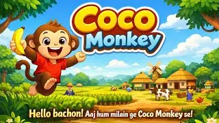 Coco Monkey ka Gaon🐒🌳