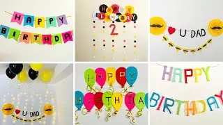 Birthday Banner Making/ How to make Party banners at home/ Anniversary/ special occasion banners