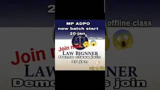 join now new batch mp adpo only on 500😱#lawstudents #exam #mpadpo #mp