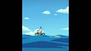 Just Kuzan with his bike on sea 🚴&zwj;♀️ #onepiece #anime #manga #aokiji #kuzan #fyp #fypシ