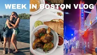 VLOG: wedding venue exploring, weekend in Boston, running updates