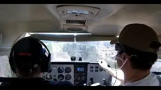 Class D Airspace Transition and a Gusty Crosswind Landing at Hampton Airfield