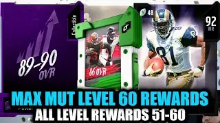 MAX MUT LEVEL 60 REWARDS! ALL LEVEL REWARDS 51-60! PACKS, PASSES, MORE! | MADDEN 20 ULTIMATE TEAM