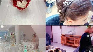 اخيرآحفلة العرس تسريحه شعر بنتي 👰🏼‍♀️اهلك لو تهلك لو جار الزمان عليك