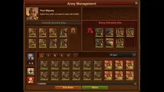 Contemporary Era CE Fighting Battle Setup Examples in Forge of Empires FoE
