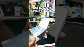 Redmi A4/14C 5g mobile 📲 🎮 💀gaming protector installation process | best gaming screen guard #trend
