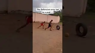 The Defensive error led to a goal #concretekings #streetfootball #soccer #sports #football #goal