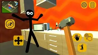 Stickman Neighbor. Scary Secret (Level 1 - Level 5) by TimyMazeGaming Studio | Android Gameplay |