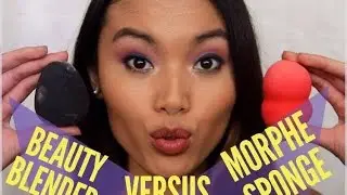 BEAUTY BLENDER VS MORPHE BEAUTY SPONGE | Marizzapizza