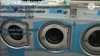 Electrolux W465H compass control commercial washer - Darks normal 40C° (dryer trouble) 