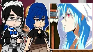 Overlord react to Rimuru Tempest || Tensura || Gacha react