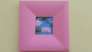 Photo Frame Of Paper or Cardboard, Handmade, Paper craft,  
