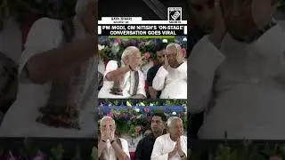 PM Modi, CM Nitish engage in &lsquo;quick conversation&rsquo; during Gaya Ji rally in Bihar