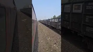 WHEN SPEED MEETS SPEED 🔥🚆#shortsfeed #viralvideo #shorts #viral #travel #vlog #trainvideo #train #yt