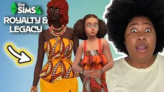 OMG! All the GOREGEOUS NEW hair & clothes in The Sims 4 Royalty & Legacy #SimsPartner