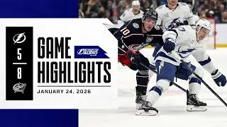 Lightning vs. Blue Jackets | Lightning Radio Highlights | January 24, 2026