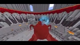 Minecraft bedrock Homelander VS Omnidroid V8 and V9