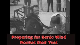 MARCH 19, 1954 HUMAN FACTORS ROCKET SLED TEST  DR. JOHN PAUL STAPP  HOLLOMAN NEW MEXICO 43404