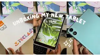 Unboxing my new tablet & accessories! ✨ Ft. Temu