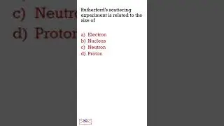 Rutherford's scattering experiment