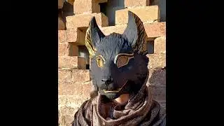 Articulated Jaw Fenrir Wolf Anubis Resin Mask &ndash; Mythological & Egyptian Cosplay  #resinmask