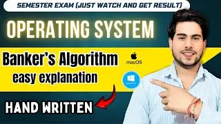 Banker&rsquo;s Algorithm Explained Step by Step | Safe & Unsafe State Made Easy | for all university exam