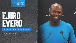Ejiro Evero talks defensive line play and pressuring the quarterback | Carolina Panthers