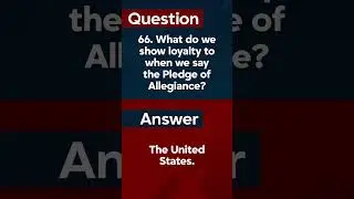 Question #66 | Pledge of Allegiance | Citizen Test US 2026