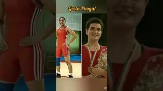 Real Character from Dangal Movie 😍🤼&zwj;♀️ #dangal #geeta #babita #yutubeshorts #bollywood #shorts