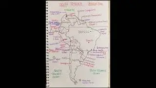 POLITICAL MAP OF SOUTH AMERICA ❣️