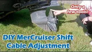 Регулировка троса переключения передач MerCruiser Alpha
