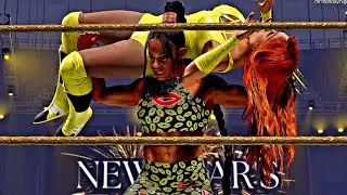 WWE 2K25 BIANCA BELAIR VS BECKY LYNCH WWE WOMEN'S CHAMPIONSHIP MATCH NEW YEAR'S BASH! 