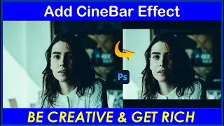 How to Add Cinematic Bars in Photoshop | Give Your Photos a Movie Look (Urdu/Hindi Tutorial)