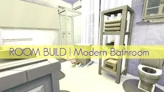The Sims 4 | Room Build : Modern Bathroom