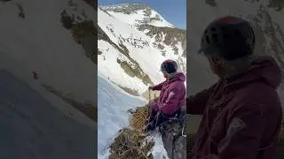 Climbing Left of Left Gully Ice 04.29.25 | New Hampshire #iceclimbing #climbing #mountains