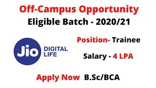 off campus placement | off campus drive for 2021 batch