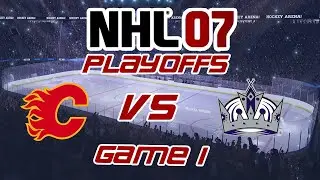 NHL 07 Stanley Cup Playoffs Calgary vs LA Game 1