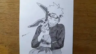 Como Desenhar Naruto e Kurama || Desenho do Naruto passo a passo 