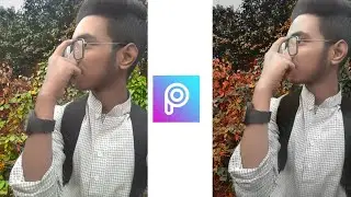 red background editing in PicsArt