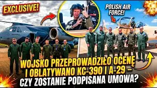 Polscy wojskowi odwiedzają Embraer i oceniają KC-390 oraz A-29 Super Tucano